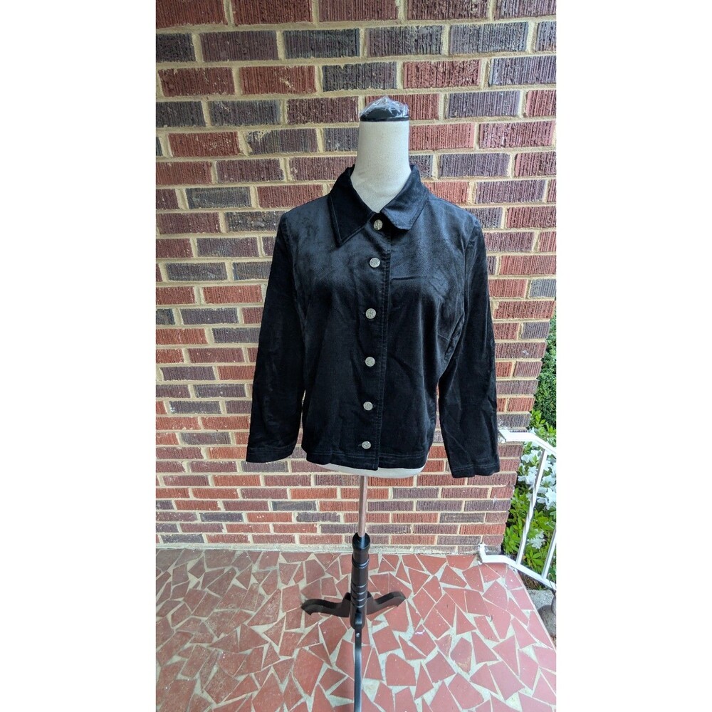 Vintage Y2K Lisa Ho Black Jacket -Minimalist-Textured-Made in Australia -Sz L/XL